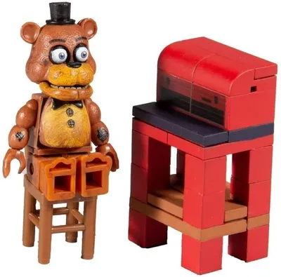 LEGO- Freddy Fazbear (FNAF) - Download Free 3D model by swarmzi [b7d1fe3] -  Sketchfab