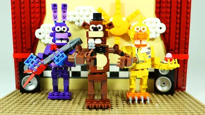 Five Nights At Freddy's In Lego! #Lego , #LegoFNAF , #LegoFiveNightsAt... |  TikTok