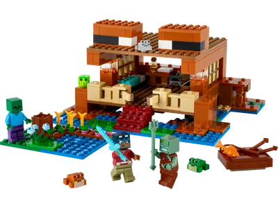 Amazon.com: LEGO Minecraft The Pumpkin Farm 21248 Building Toy, Hands-on  Action in The Swamp Biome Featuring Steve, a Witch, Frog, Boat, Treasure  Chest and Pumpkin Patch, Minecraft Toy for Boys and Girls