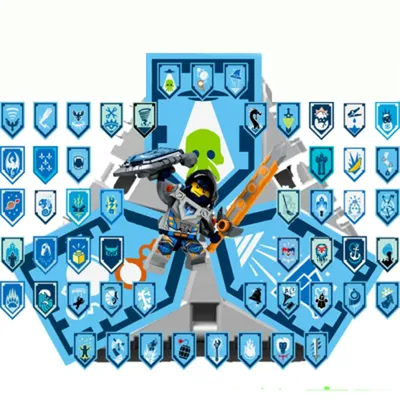 Nexoe Knights Rare Shields Model Building Blocks Castle Warrior Nexus  Scannable Game Toys For Children - AliExpress