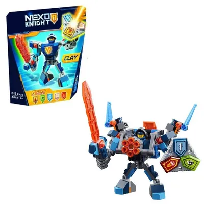 Конструктор Nexo Knights \"Клэй – Абсолютная сила\" Bela 10475 аналог Лего,  купить в интернет-магазине \"Оригинальные игрушки\"