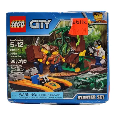 Lego® CTY0790, CTY790 minifigure City, man, jungle explorer, cap