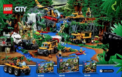 LEGO City Jungle Explorers Jungle Mobile Lab 60160 - Walmart.com