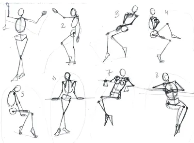 Как Рисовать Человека в Движении? (Баланс + Центр Тяжести) • ИзоКурс, Мск