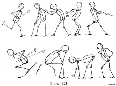 Человек в движении - КакНаучитьсяРисовать.рф