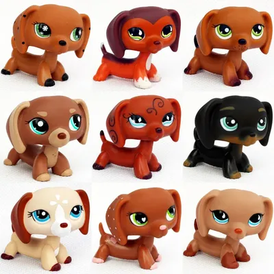 LPS CAT Original Littlest pet shop Bobble head toys собаки породы такса  #675 #640 #932 #325 | AliExpress