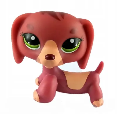 Купить Собаки Littlest Pet Shop LPS с качающейся головой Игрушки Коричневая  такса #1751 Без магнита, цена 1 590 руб — (224517203980), США