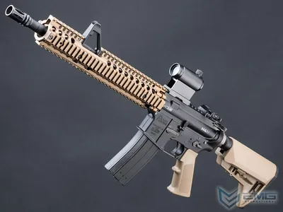 EMG Custom Built \"Operator\" Colt Licensed M4A1 SOPMOD Block II Airsoft AEG  Rifle w/ Daniel Defense Rail System, Airsoft Guns, Airsoft Electric Rifles  - Evike.com Airsoft Superstore