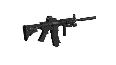 US Army M4A1 Tactical Carbine with M203 Louncher. Stock Photo - Image of  rifle, weapon: 21731278