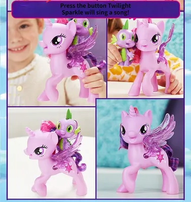 Фигурка акриловая My Little Pony Мой маленький пони Твайлайт Спаркл -  купить с доставкой по выгодным ценам в интернет-магазине OZON (1021738029)