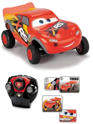 Тачка Тачки 3 - Молния Маквин (Cars Mad Raacing Lightning McQueen XRS RC  Remote Control Car) купить в Украине - Книгоград