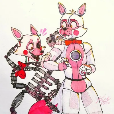 fun time foxy and mangle | Индейские символы, Ретро рисунки, Рисунки