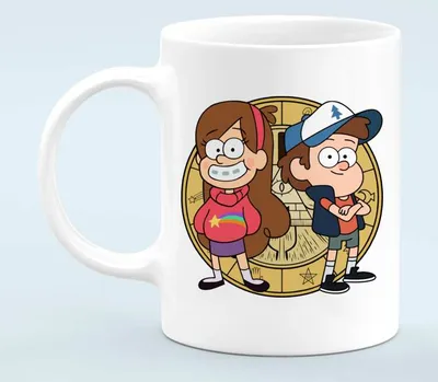 Диппер и Мэйбл Пайнс: Гравити Фолз (Gravity Falls) подушка (цвет: белый) |  Все футболки интернет магазин футболок. Дизайнерские футболки, футболки The  Mountain, Yakuza, Liquid Blue