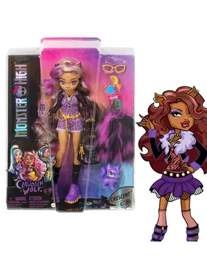 Кукла Клодин Вульф из Монстер Хай серии холидей зимнее издание, Monster High  Clawdeen Wolf Howliday winter edition. - купить с доставкой по выгодным  ценам в интернет-магазине OZON (1317399976)