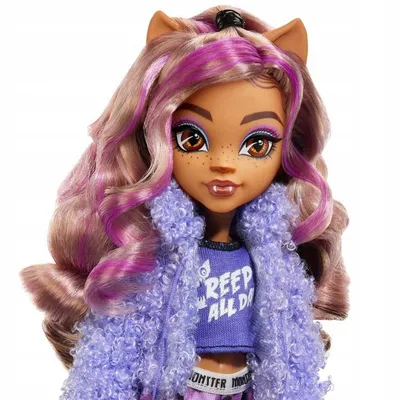 Кукла Mattel Monster High Clawdeen Wolf - Клодин Вульф Пижамная вечеринка -  Кукла с аксессуарами Монстр Хай HKY67 купить в Москве | Доставка по России.