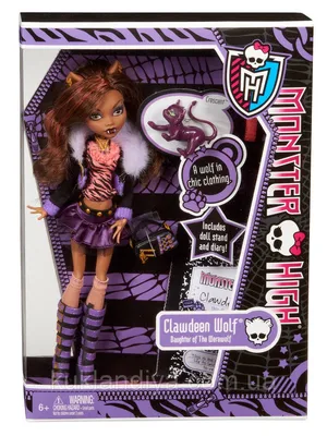 Кукла Monster High Клодин Вульф Базовая с питомцем - Clawdeen Wolf  (ID#205060257), цена: 3300 ₴, купить на Prom.ua