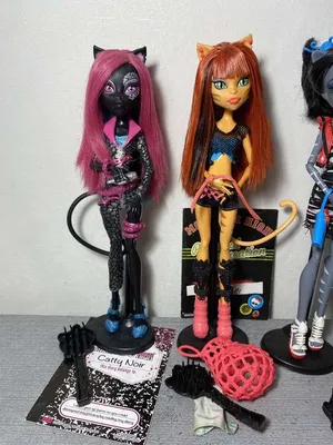 Куклы базовые Monster High Мяулодия и Пурсефона – купить в  Санкт-Петербурге, цена 1 200 руб., продано 7 июля 2018 – Игрушки и игры