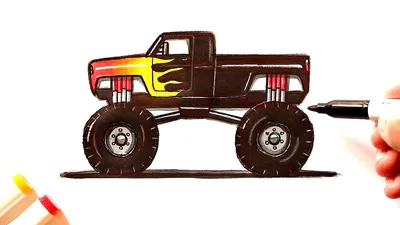 Purple R/C Monster Truck WAVES | Toy Monster Truck with Remote Control |  DRIVEN by Battat