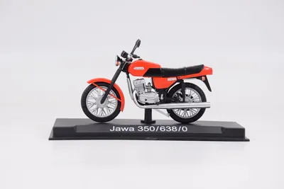 мотоцикл ЯВА JAWA 350 Kývačka Automatic 1966 dark red, 1:18 Abrex