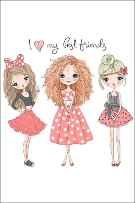 Cute Girls. Милые девушки. PNG. | Illustration art girl, Cute illustration,  Cute wallpapers