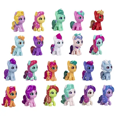 Amazon.com: My Little Pony Toys Meet The Mane 6 Ponies Collection (Amazon  Exclusive) Doll Playset