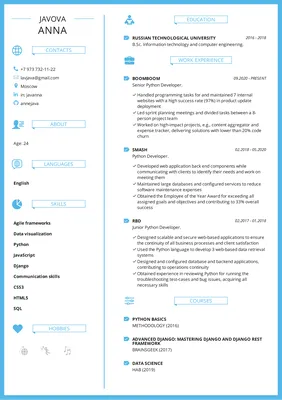 Как написать CV на английском: образец и примеры