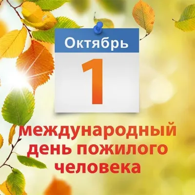 1 октября – Международный день пожилого человека — БУЗ ВО Великоустюгская  ЦРБ