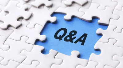 Composite of ask a stupid question day text over question marks on coloured  background from Pikwizard