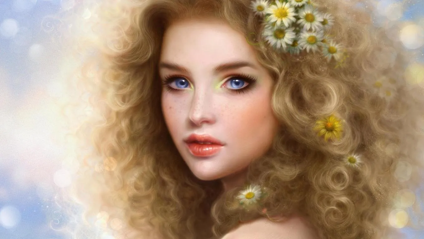 Фотография Девушки Фантастика 1360x768 Фотография Девушки Фантастика 1360x768