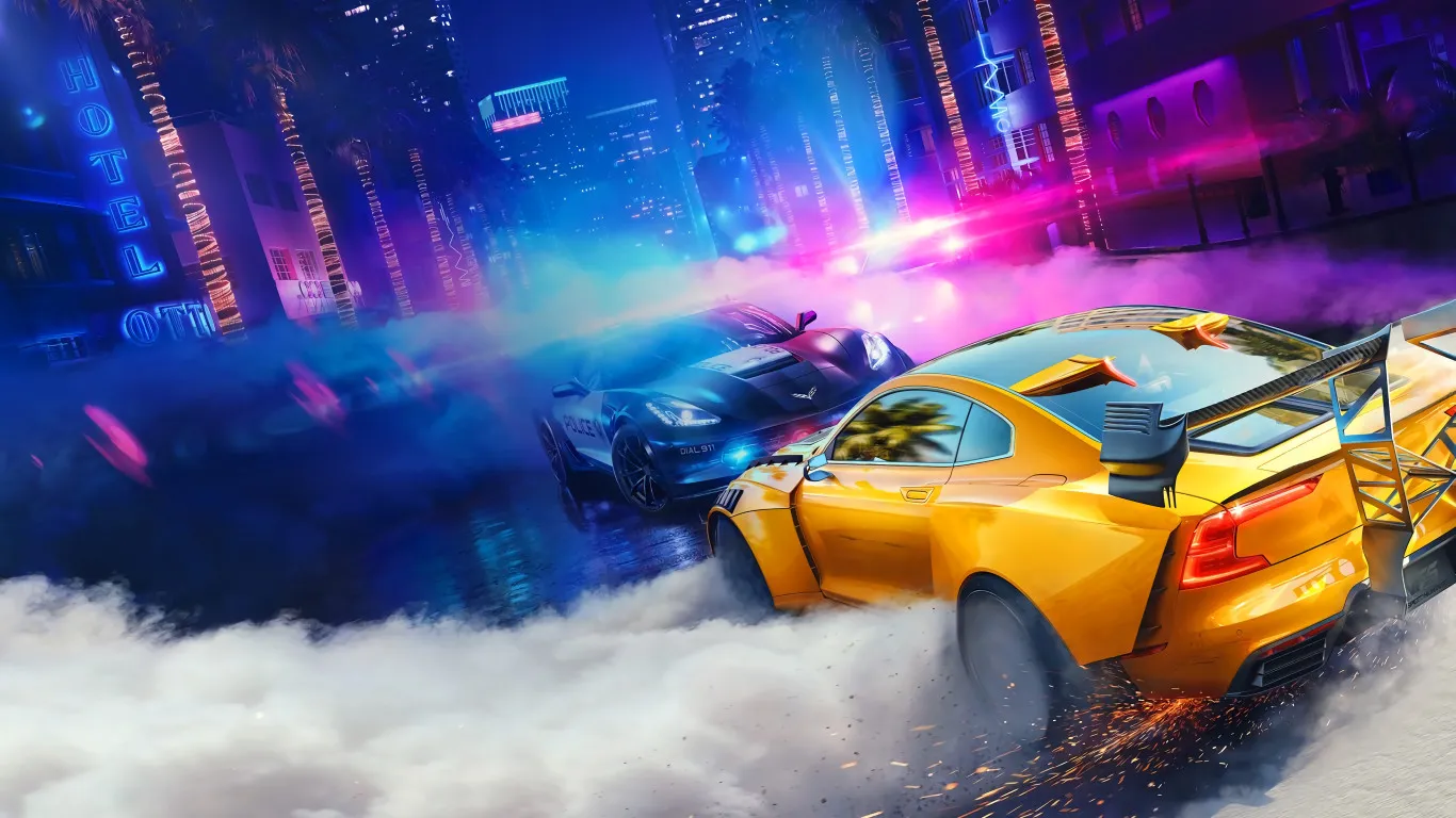 Need For Speed: Heat 1366x768 - Wallpaper - Обои из игр (для рабочего стола и телефона) Need For Speed: Heat 1366x768 - Wallpaper - Обои из игр (для рабочего стола и телефона)