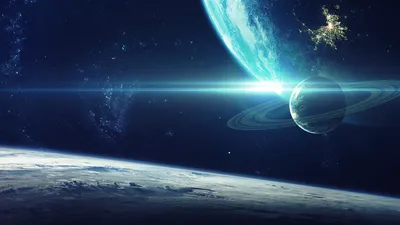 Photos Planets Ring system Space 1366x768