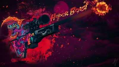 Картинки hyper beast, cs go, counter-strike, counter-strike global  offensive - обои 1600x900, картинка №170077