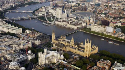 Обои для рабочего стола Лондон Биг-Бен Англия Великобритания Thames