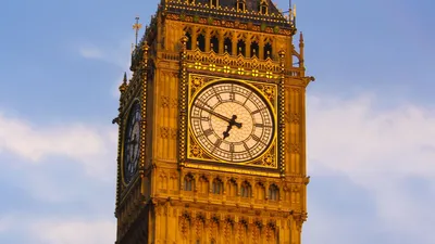 Скачать обои Лондон, Big Ben, Часы, Автобус, Англия в разрешении 1920x1080  на рабочий стол