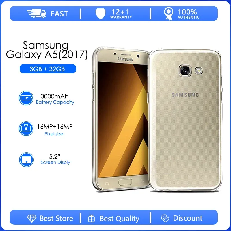 Разблокированный телефон Samsung Galaxy A5 A520F A520FD, телефон 6,5 дюйма, 3 Гб + 32 Гб ПЗУ, сканер отпечатка пальца | AliExpress Разблокированный телефон Samsung Galaxy A5 A520F A520FD, телефон 6,5 дюйма, 3 Гб + 32 Гб ПЗУ, сканер отпечатка пальца | AliExpress