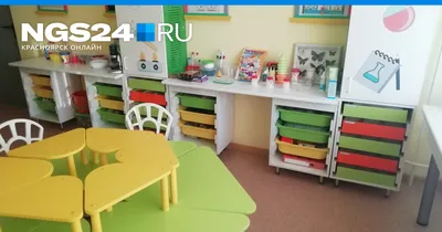 Поставили мебель в новый детский сад «Тридевятое царство»