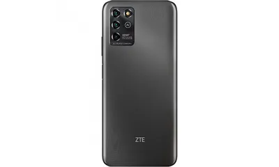 Чехол для ZTE Blade 20 Smart черный матовый soft touch Ukrainian space】-  Купить с Доставкой по Украине | Zorrov®️