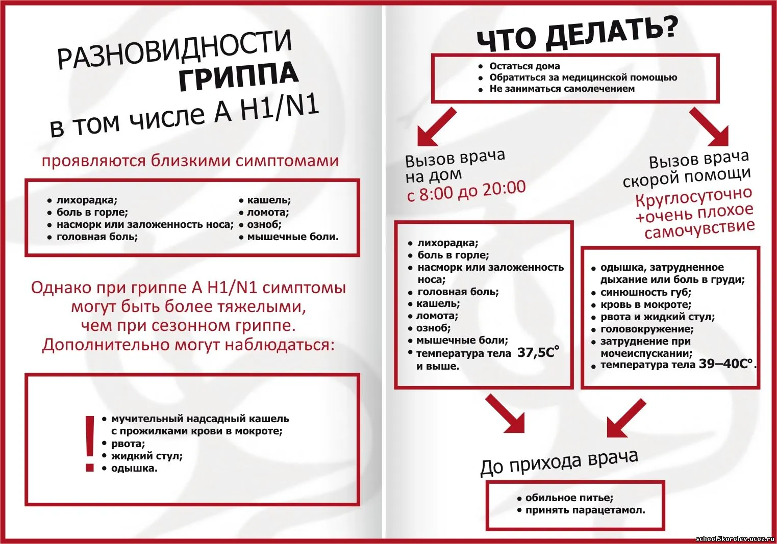 Профилактическая беседа на тему «Осторожно! Грипп!» Профилактическая беседа на тему «Осторожно! Грипп!»