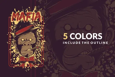 Download Mafia Esport Logo Template - Шаблон логотипа на тему графика