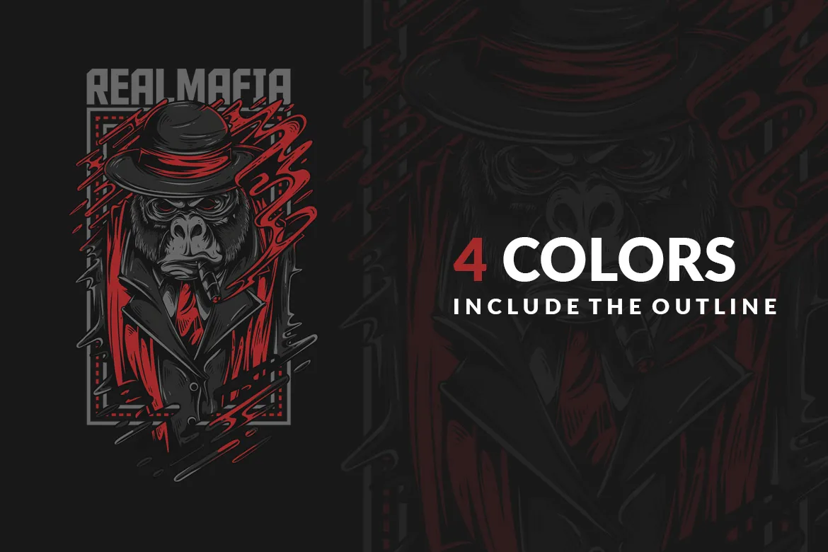 Download Mafia - T-shirt Design - T-shirt Design на тему графика Download Mafia - T-shirt Design - T-shirt Design на тему графика