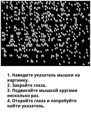 Картинка с загадкой на внимательность - найдите мышь в чаще из грибов