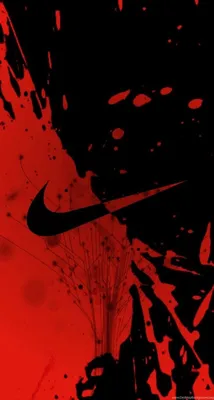 Nike logo with grey fog on black wallpaper | Фиолетовая живопись, Обои в  стиле nike, Черный фон