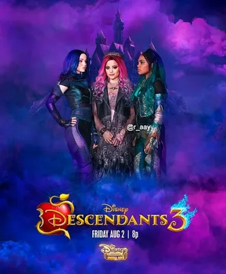 Дисней Наследники 3, Мэл Одри и Ума - Наследники Descendants - YouLoveIt.ru