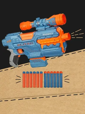 NERF Бластер Нерф Элит 2.0 Феникс пистолет игрушечный автомат