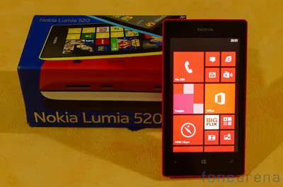 Nokia Lumia 520 Red 3d Model