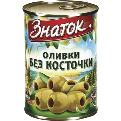 Оливки Таджаски с косточками в рассоле, FERRARI, 0,28 кг/0,19 кг (ст/б)  купить с доставкой на дом