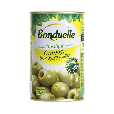 Оливки Bonduelle с косточкой 314 мл | Оливки, маслины | Arbuz.kz