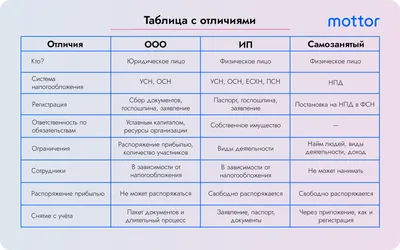 Что выбрать ИП или ООО