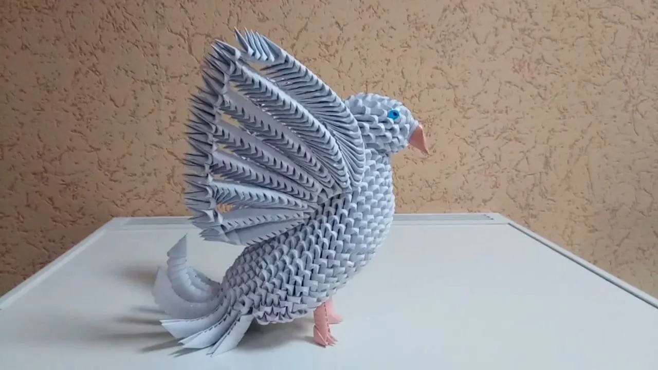 голубь оригами из модулей(видео-обзор) | 3d origami tutorial, Origami tutorial, Origami голубь оригами из модулей(видео-обзор) | 3d origami tutorial, Origami tutorial, Origami