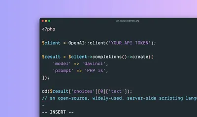 GitHub - openai-php/client: ⚡️ OpenAI PHP is a supercharged  community-maintained PHP API client that allows you to interact with OpenAI  API.